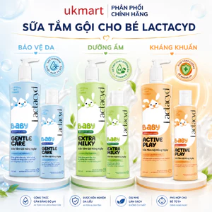 Sữa tắm gội cho bé Lactacyd chai 60ml, 250ml, 500ml