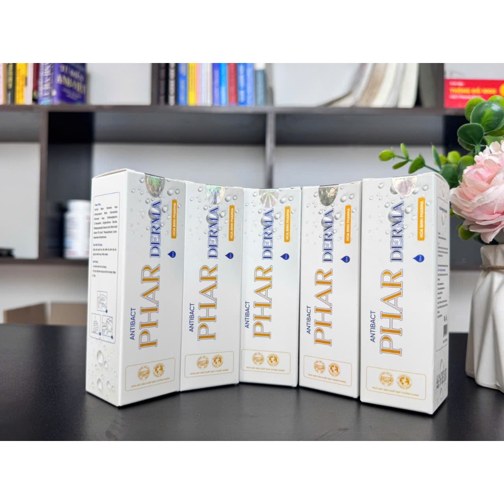 [ COMBO 5 CHAI ] Xịt Nước Muối Điện Hóa Phar Derma Thuần Mộc, hỗ trợ làm giảm nấm, viêm da, tổ đỉa