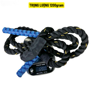 Dây Nhảy Boxing Gym Tập Thể Lực Nặng 1.2kg Dài 3m – Dây Nhảy Tập Võ Thuật, Thể Lực Bền Bỉ