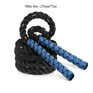 Dây Nhảy Boxing Gym Tập Thể Lực Nặng 1.2kg Dài 3m – Dây Nhảy Tập Võ Thuật, Thể Lực Bền Bỉ