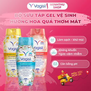(Hỏa tốc) Bộ Sưu Tập Dung Dịch Vệ Sinh Phụ Nữ Vagisil Hương Hoa Quả, Kiểm Soát Mùi 24h, Cân Bằng pH