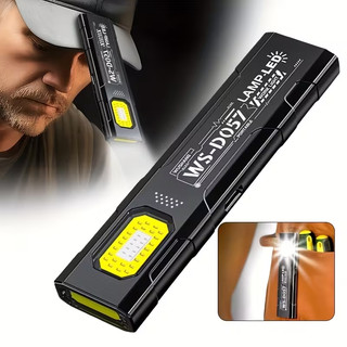 Đèn LED COB Mini Siêu Sáng Sạc USB | Đèn Pin Kẹp Nón Nam Châm Đi Phượt Camping Sửa Chữa Đa Năng