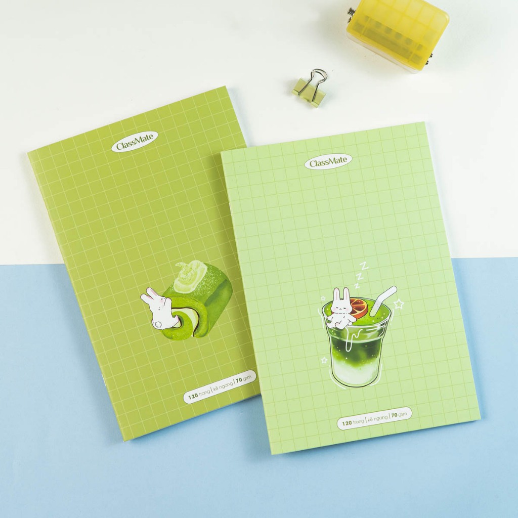 Vở Kẻ Ngang 120 Trang Classmate Vở Viết B5, 70gsm Tập Sinh Viên Bìa Matcha Chống Nước Ghi Chép, Viết Bài NB5-12-0345