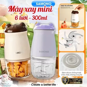 Máy xay thực phẩm mini đa năng Samono SW-MC200, dung tích 300ml, công suất 200W - BH12T