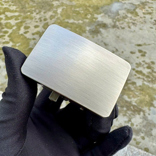 Mặt khoá thắt lưng nam không kèm dây kiểu khoá gạt tự động dùng cho dây có răng cưa 3,5cm