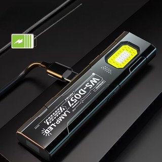 Đèn LED COB Mini Siêu Sáng Sạc USB | Đèn Pin Kẹp Nón Nam Châm Đi Phượt Camping Sửa Chữa Đa Năng