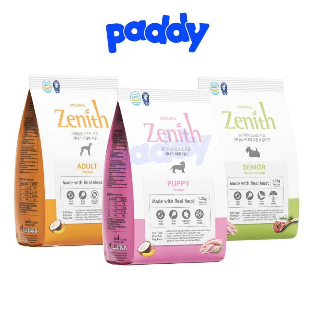 [3kg] Hạt Mềm Cho Chó Zenith Nhiều Loại