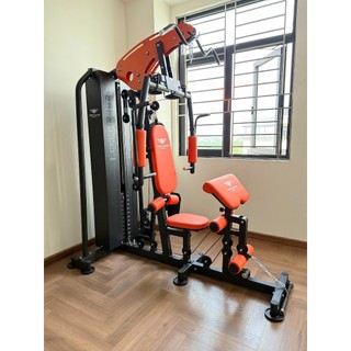 Giàn tập tạ đa năng HQ-700S tập Gym tại nhà giá rẻ. Khung giàn tạ thép hộp kết hợp 20 bài tập chụi trọng tải đến 200kg