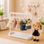 Giá Treo Quần Áo Mini Cho Búp Bê – Kèm Sào & Móc Treo