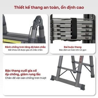 Thang Rút Gọn Đa Năng Fujihome STLA50 Giải pháp thang đa năng chắc chắn cho gia đình
