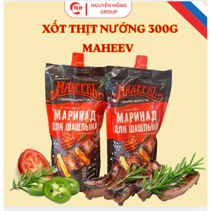 Sốt Ướp Thịt Maheev 300g Nga – Gia Vị Ướp BBQ Đậm Đà, Thơm Ngon Chuẩn Vị Nhà Hàng