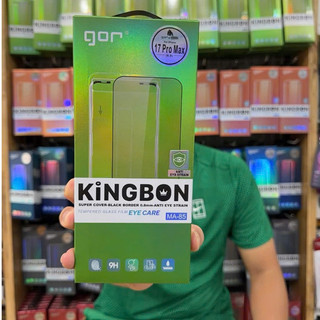 Kính Cường Lực iPhone Chống Ánh Sáng Xanh - Chống Mỏi Mắt CHính Hãng Gor x KiNGBON MA-85