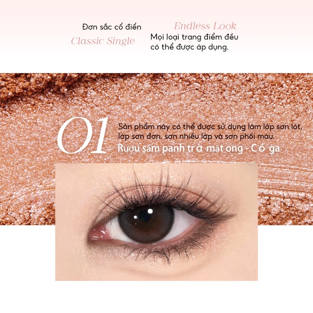 [DEAL] Bảng phấn mắt đơn Mooekiss bao gồm các màu highlight, contour, matte và shimmer cho trang điểm nhẹ hàng ngày