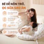 Đệm Gối Chống Trào Ngược BI09 IQKAO Đa Năng Giúp Mẹ Cho Bé Bú, Chống Nôn Trớ, Gối Nằm Cho Bé