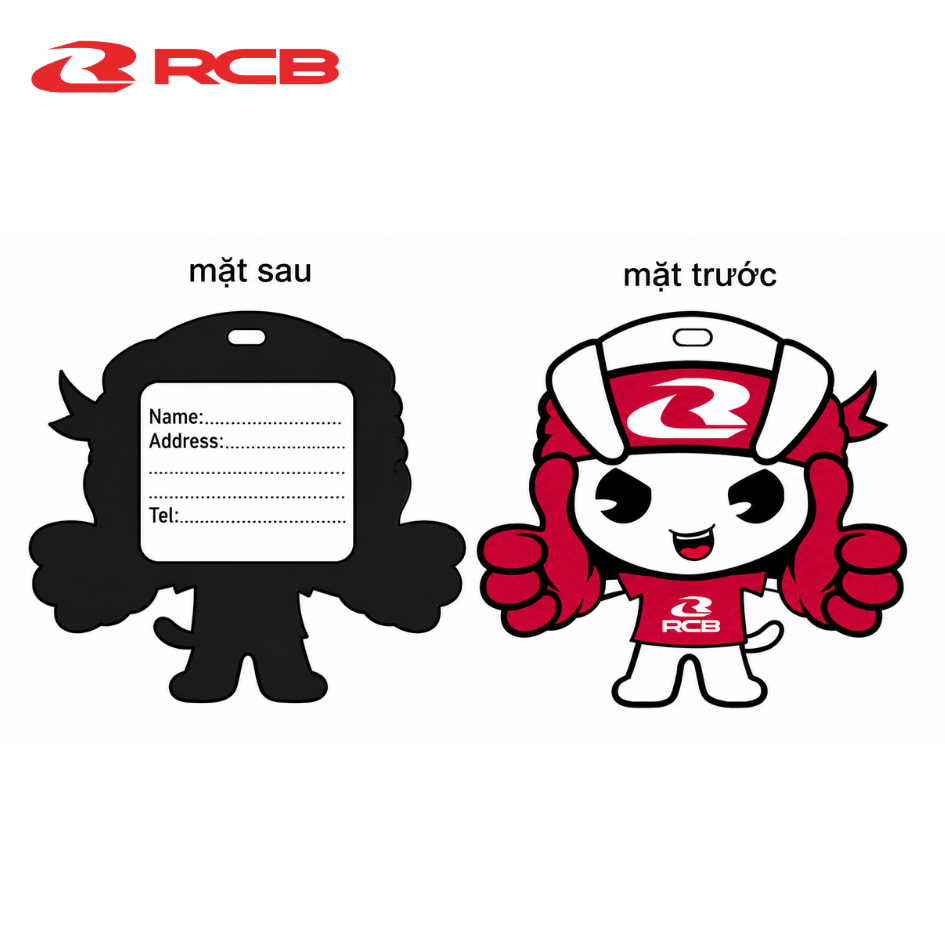 Quà Tặng Không Bán - Tag Hành Lí, Balo, Túi Hình Mascot RCB