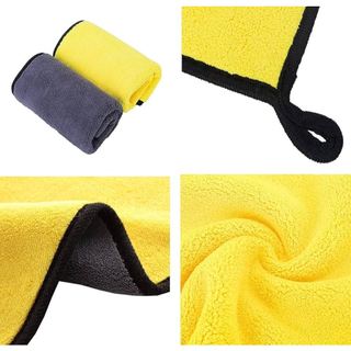 Khăn lau xe ô tô đa năng 30x60cm chất liệu mềm thấm hút tốt dùng vệ sinh xe bền đẹp
