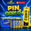 Pin Tiểu 3A/AAA Dòng Con Ó R03P Đa Dụng Pin AA/AAA Mẫu Mới Sử Dụng Cho Thiết Bị Điện Gia Đình BỐ KHỦNG LONG