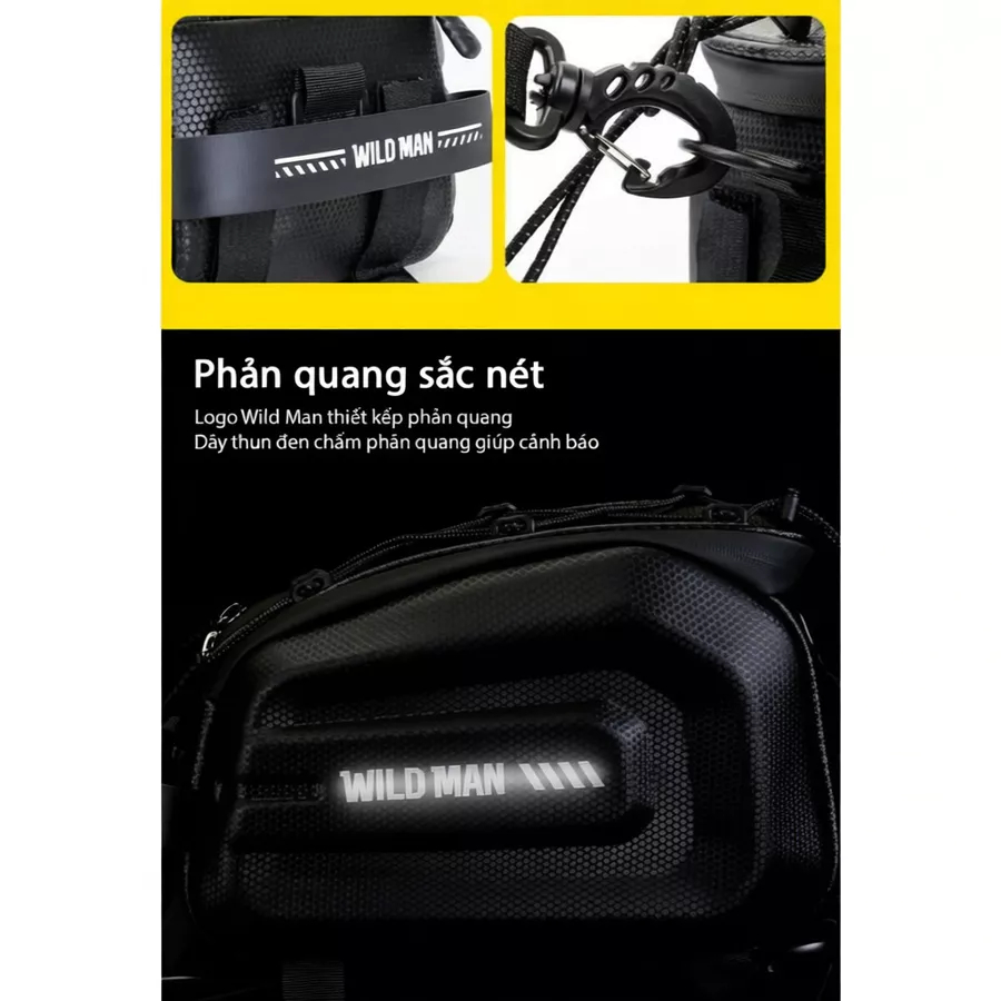 Túi giữa xe máy đa năng chống thấm nước, phù hợp xe PG1 và các dòng xe máy thông thường, dung tích lớn chứa đồ tiện lợi