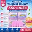 Khẩu Trang 5D Thịnh Phát - Thùng 550 Chiếc 3 Lớp Kháng Khuẩn, Chống Bụi Mịn