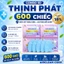 Khẩu Trang 5D Thịnh Phát - Thùng 600 Chiếc 3 Lớp Kháng Khuẩn, Chống Bụi Mịn