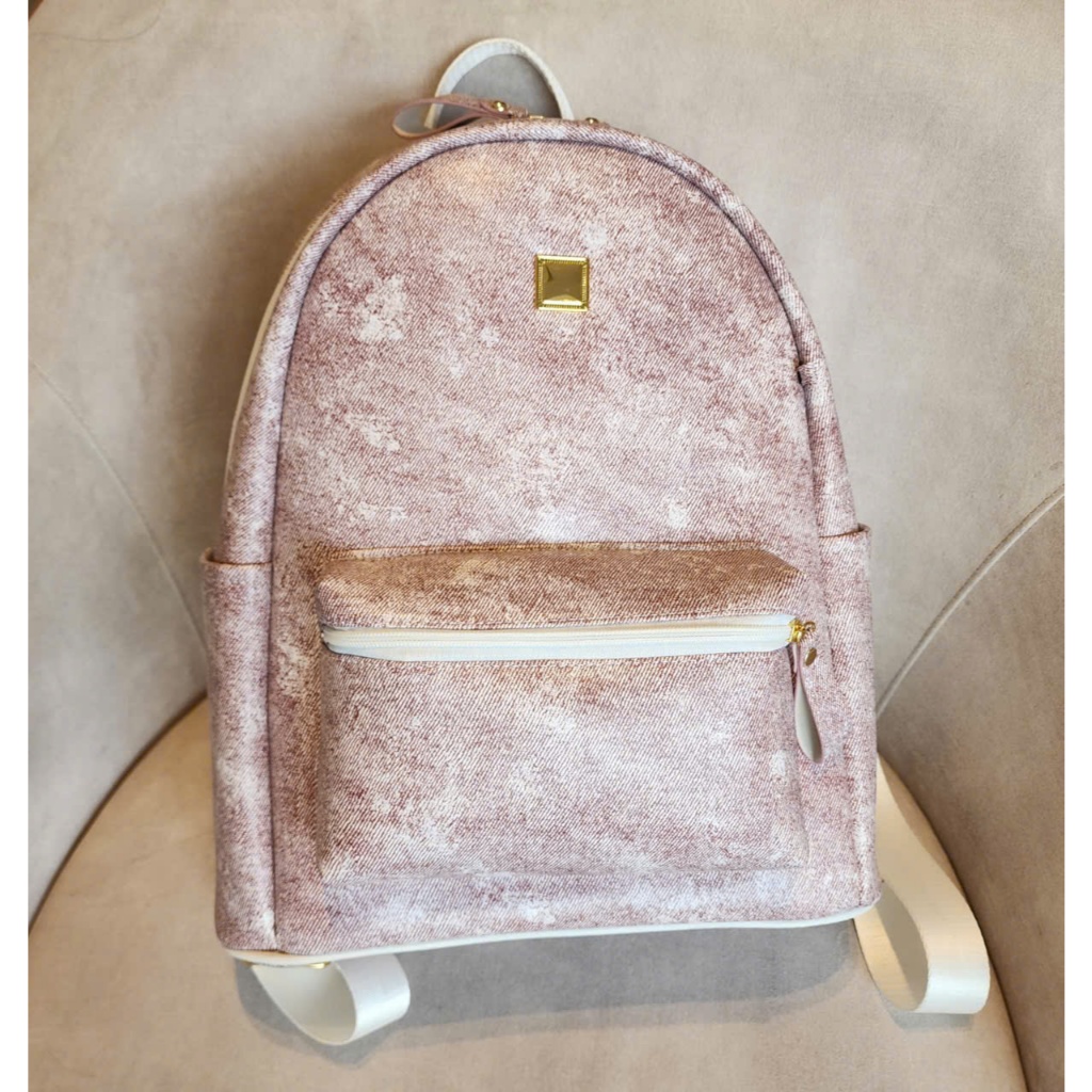 Balo Denim Wash ZuZang Cao Cấp Size 38 Da PU Chống Nước Form Rộng Đựng Laptop Đi Học Đi Chơi Unisex 3 Màu