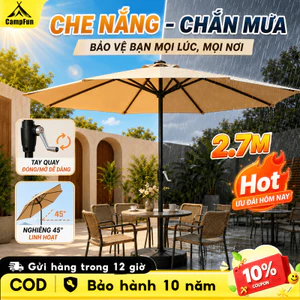 Ô dù sân vườn 3M ô dù che nắng lớn cho sân vườn Ô dù cho nhà cung cấp/sân rộng/quán cà phê có thể nghiêng