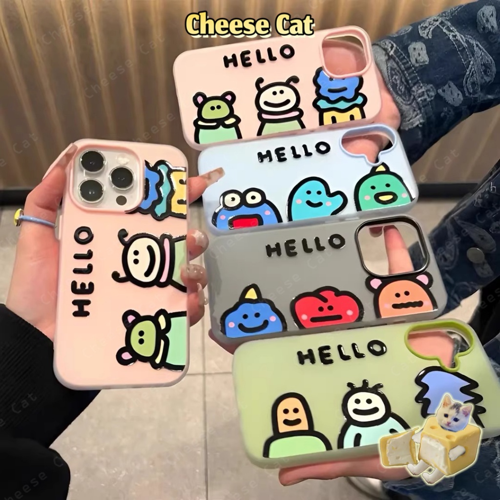 Những con quái vật nhỏ đầy màu sắc Ốp lưng cho iPhone 14 13 12 11 15 Plus 16 17 Pro Max Xs XR Vỏ bảo vệ điện thoại