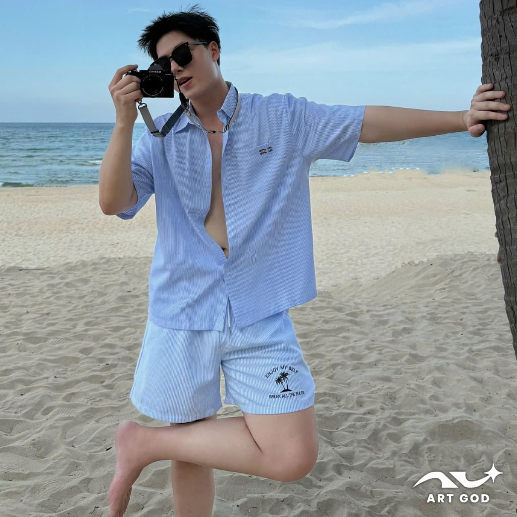 Combo Set Đi Biển Unisex Summer Nhà ARTGOD HMB01