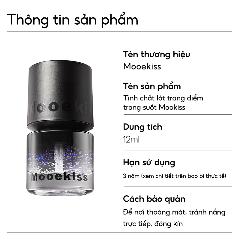 [DEAL] Kem lót trang điểm Mooekiss hiệu quả dưỡng ẩm kiểm soát dầu và bảo vệ tốt lớp nền trang điểm