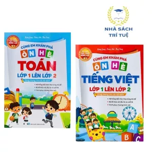 Sách - Combo Cùng Em Luyện Tập Ôn Hè Toán & Tiếng Việt Lớp 1 Lên Lớp 2