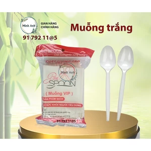1.000 cái - Muỗng trắng cao cấp dùng 1 lần