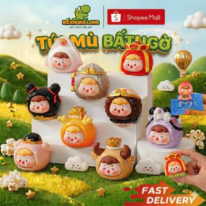 Set Blind Box 1K Cute charm Phát Sáng BỐ KHỦNG LONG Túi Mù Charm Nhân Phẩm Túi Mù Siêu Rẻ Túi Kẹo Bóc Qùa Bất Ngờ