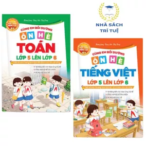 Sách - Combo Cùng Luyện Tập Ôn Hè Toán & Tiếng Việt Lớp 5 Lên Lớp 6
