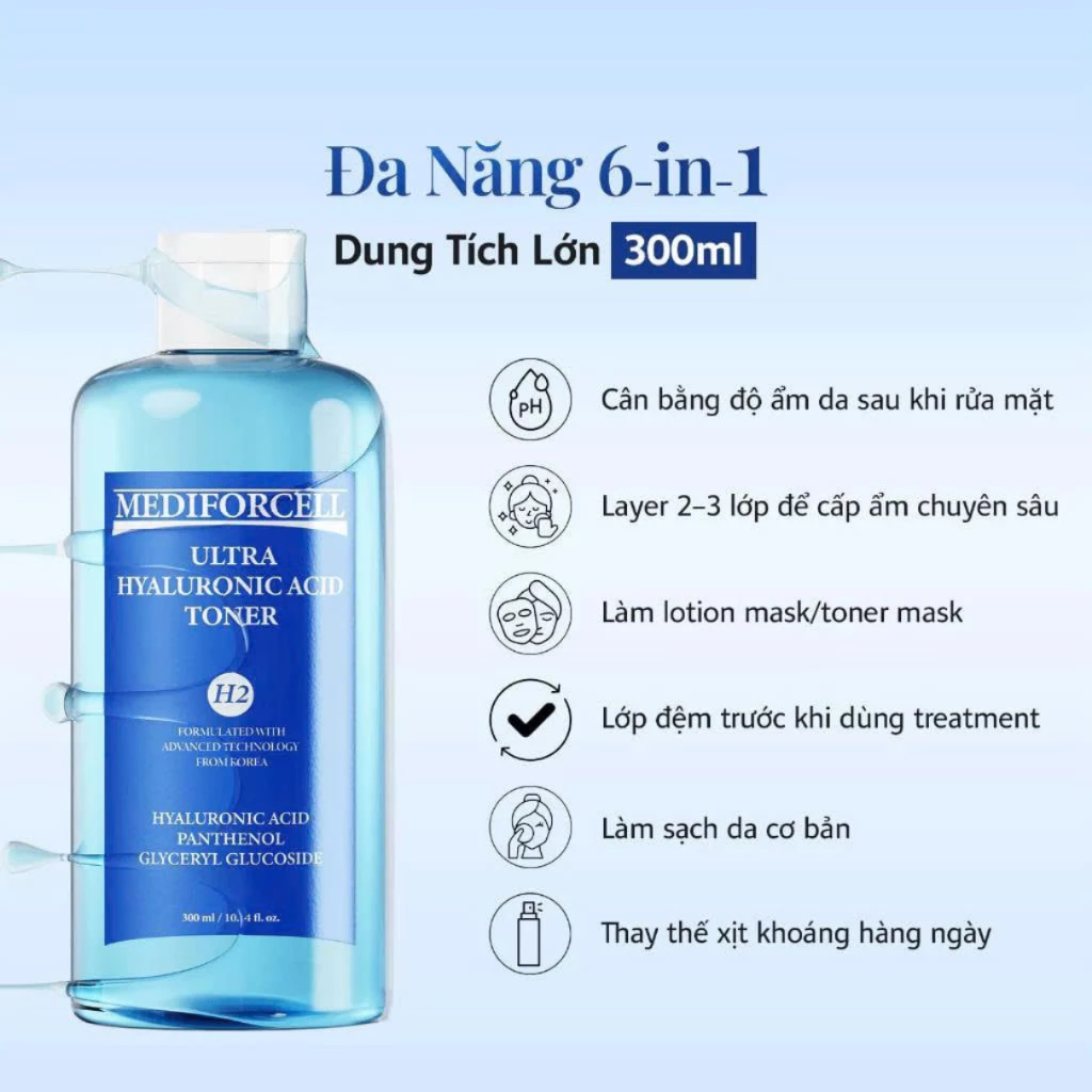 Tinh Chất Và Kem Dưỡng MEDIFORCELL Ultra Hyaluronic, Prejuvenation Retinal  - Ever Queen