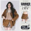 Chân Váy Da Lộn Nâu Phối Caro Vintage Chân Váy Ngắn Xếp Tầng Giả Quần Cá Tính | KHAO Boutique