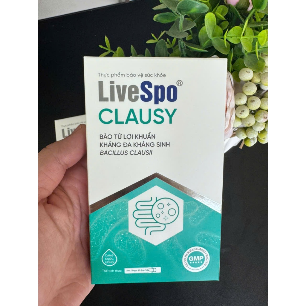 [ COMBO 2H TÍCH ĐIỂM LiveSpo Clausy ] Men Vi Sinh Giảm Rối Loạn Tiêu Hóa Cho Người Uống Kháng Sinh