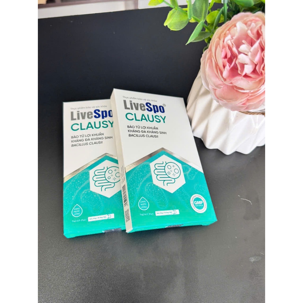 [ COMBO 2H TÍCH ĐIỂM LiveSpo Clausy ] Men Vi Sinh Giảm Rối Loạn Tiêu Hóa Cho Người Uống Kháng Sinh