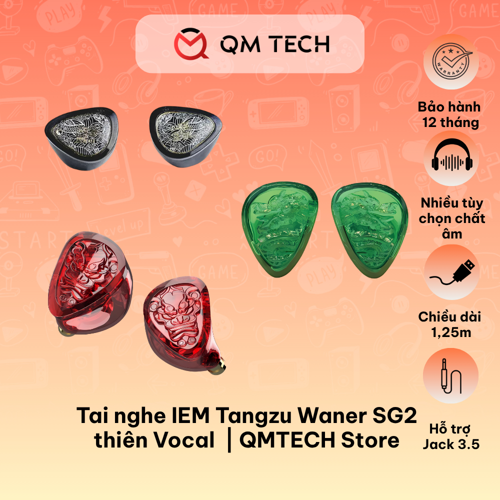 Tai nghe IEM 3.5mm tích hợp sẵn Mic Tangzu Waner SG 2 - QMTECHSTORE | BigBuy360 - bigbuy360.vn