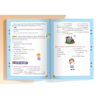 Sách- Sổ Tay Ngữ Pháp Và Bài Tập Tiếng Anh Dành Cho Học Sinh Cấp 2 Lớp 6 7 8 9 Tự Học Tốt Tiếng Anh