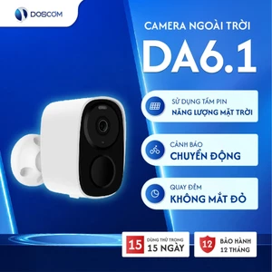 Camera Wifi DA6.1 Doscom Tích Hợp PinNLMT, Độ Phân Giải Full HD 2K, camera nhiệt