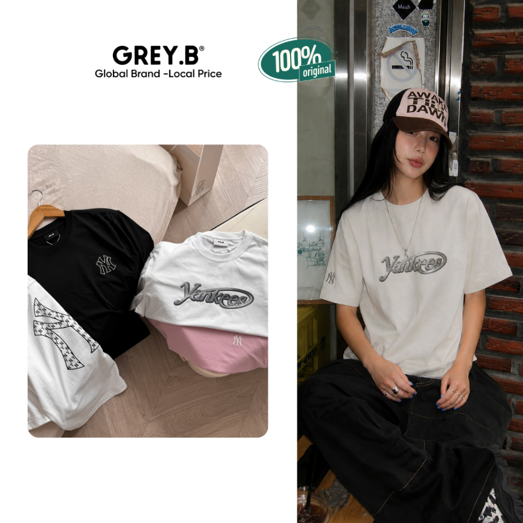 Áo Thun Cotton Logo Oversized GREYB Unisex