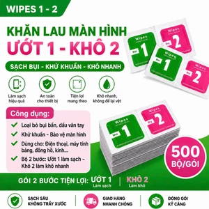 Combo 500 giấy lau kính số 1-2 Vệ sinh sạch màn hình điên thoại - phukienthutranghn