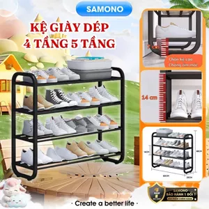 Kệ Để Giày 4 Tầng 5 tầng Samono BFS221201 Thiết Kế Thông Minh Gọn Nhẹ Chắc Chắn Dễ Dàng Lắp Ráp