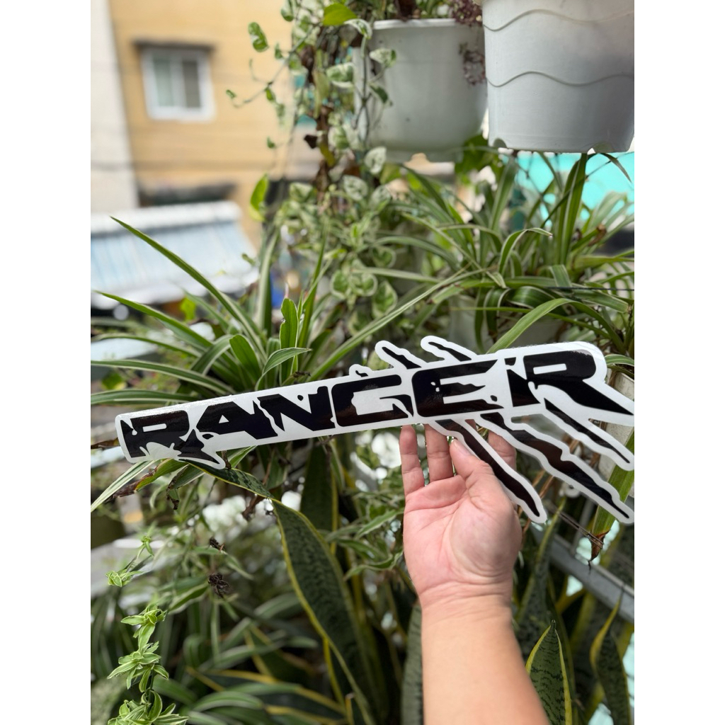 Tem UV cao cấp dán xe bán tải Dán xe Ford Ranger. Decal chống nước, không bay màu, bong tróc