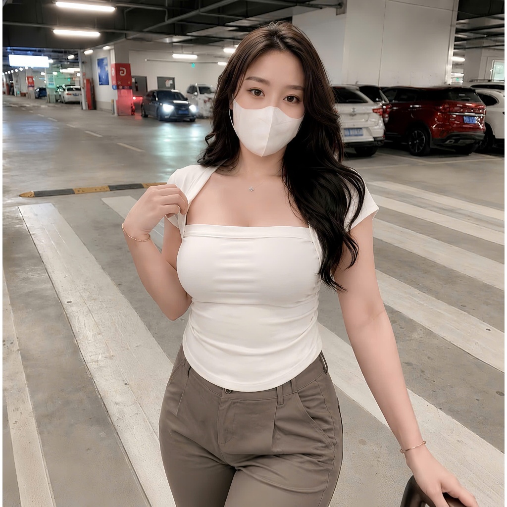 Bigsize Nữ Áo Thun Tay Ngắn Cổ Vuông,Áo Kiểu Croptop Big Size Chất Liệu Borip Mềm Mịn Thời Trang Mùa Hè A53