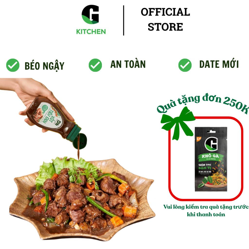Sốt Tiêu Đen 200g Dhfood
