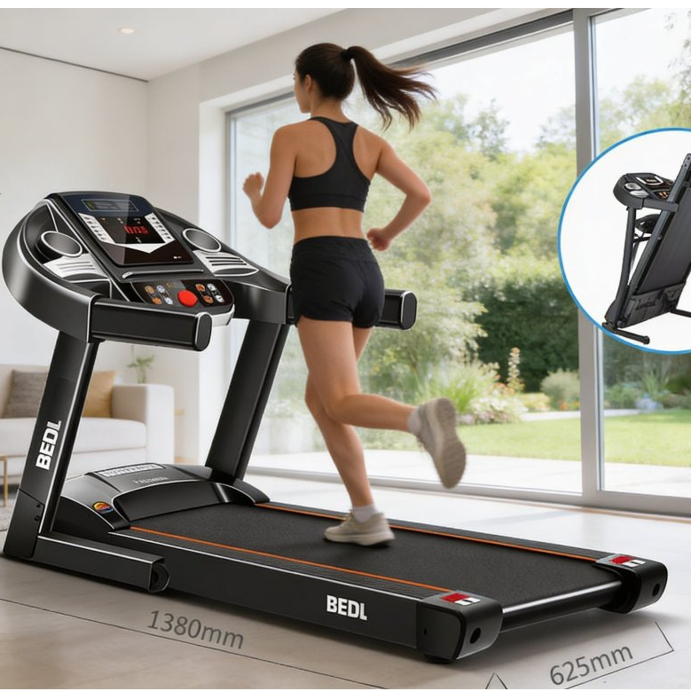Máy Chạy Bộ Điện BELD Pro Động Cơ 3.0HP, Máy Tập Gym Tại Nhà, Gấp Gọn ...