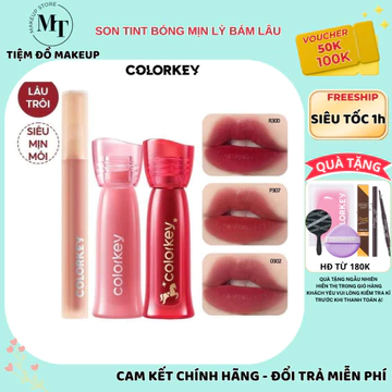 Son COLORKEY Watery Tint Mẫu Mới, Bền Màu Lâu Trôi, Không Dính Cốc 2.5g
