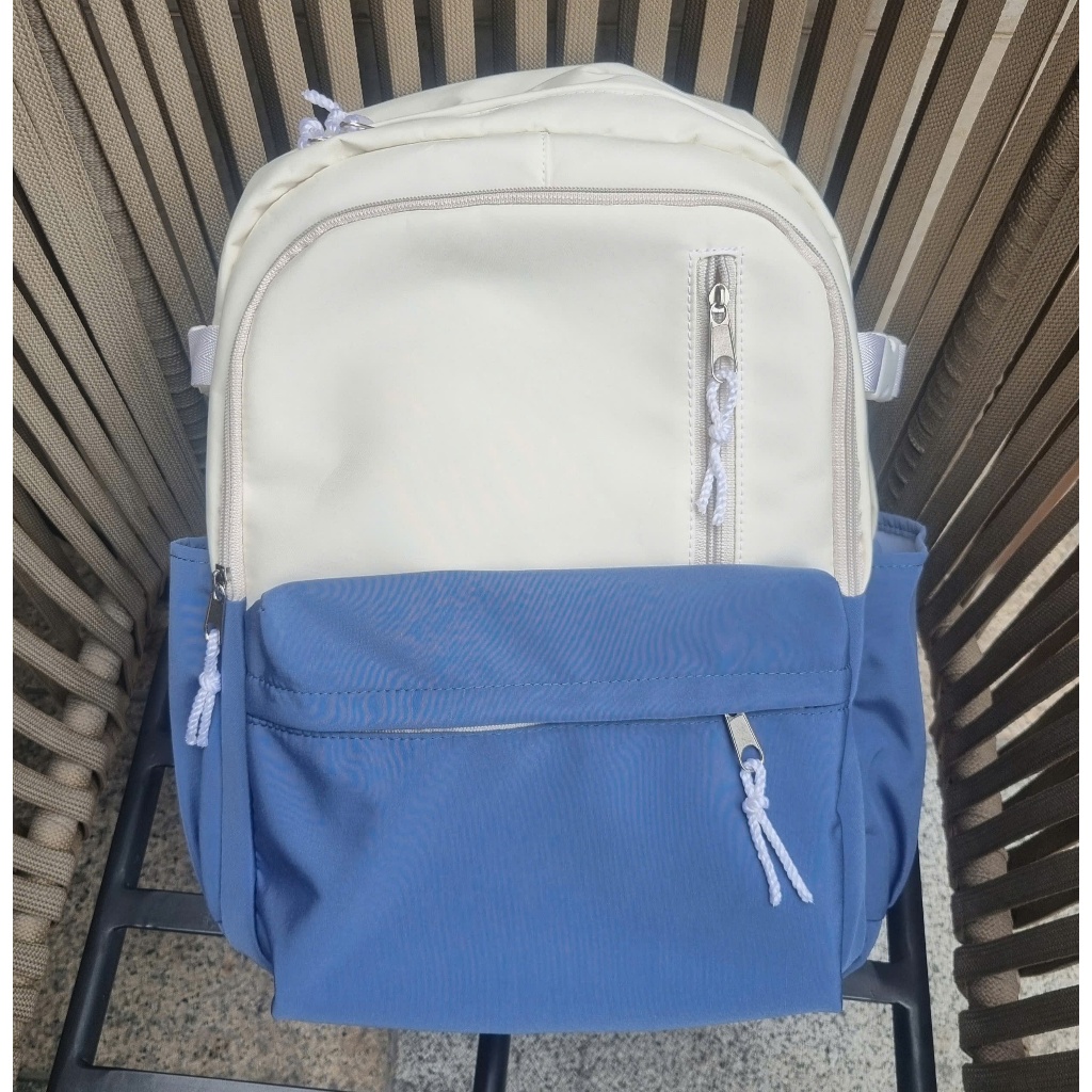 Balo Vải Dù ZuZang Cao Cấp Unisex Size 42 Form Rộng Đựng Laptop Đi Học Đi Làm Phối Màu Trendy