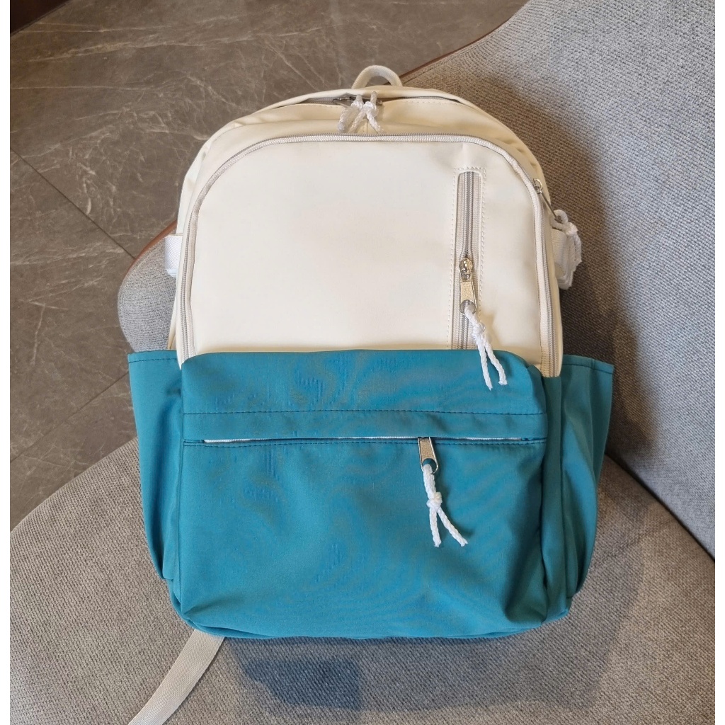Balo Vải Dù ZuZang Cao Cấp Unisex Size 42 Form Rộng Đựng Laptop Đi Học Đi Làm Phối Màu Trendy